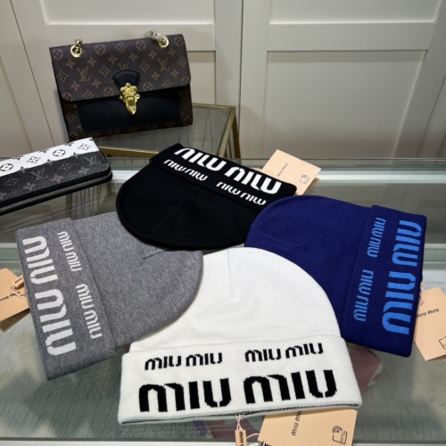 Cheap MIU MIU Caps #1237859 Replica Wholesale [$25.00 USD] [ITEM#1237859] on Replica MIU MIU Caps