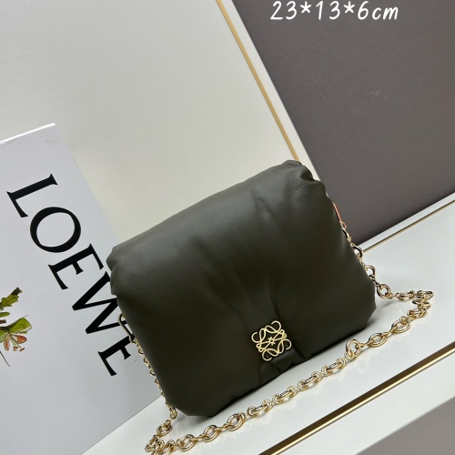 Cheap LOEWE AAA Quality Messenger Bags For Women #1238091 Replica Wholesale [$210.00 USD] [ITEM#1238091] on Replica LOEWE AAA Messenger Bags