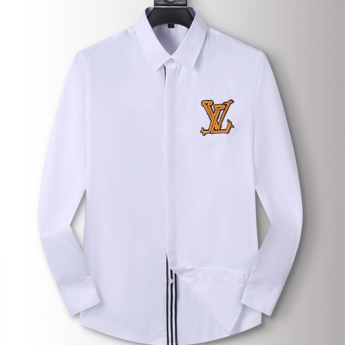 Cheap Louis Vuitton LV Shirts Long Sleeved For Men #1238228 Replica Wholesale [$40.00 USD] [ITEM#1238228] on Replica Louis Vuitton LV Shirts