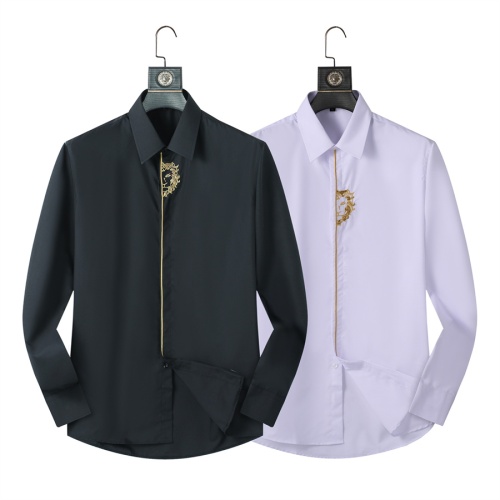 Cheap Versace Shirts Long Sleeved For Men #1238290 Replica Wholesale [$41.00 USD] [ITEM#1238290] on Replica Versace Shirts