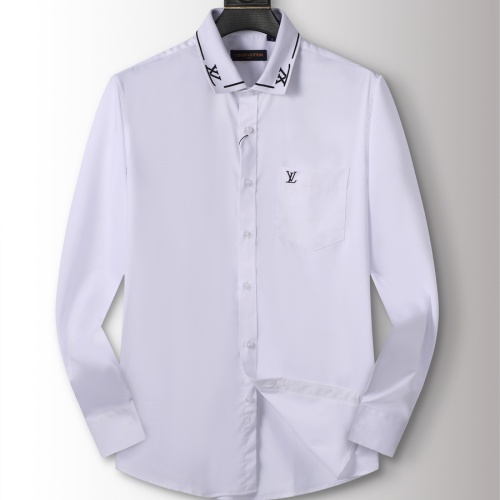 Cheap Louis Vuitton LV Shirts Long Sleeved For Men #1238292 Replica Wholesale [$41.00 USD] [ITEM#1238292] on Replica Louis Vuitton LV Shirts