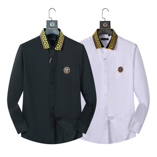 Cheap Versace Shirts Long Sleeved For Men #1238294 Replica Wholesale [$41.00 USD] [ITEM#1238294] on Replica Versace Shirts