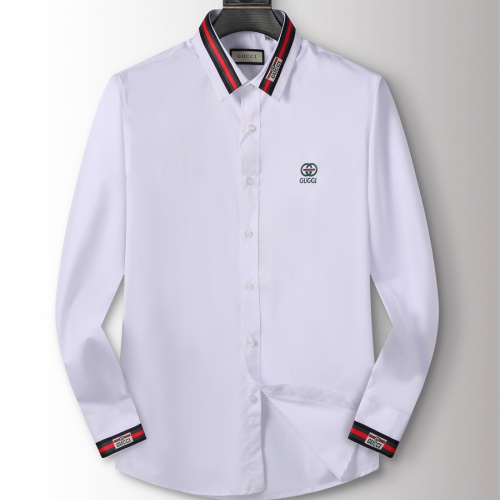 Cheap Gucci Shirts Long Sleeved For Men #1238298 Replica Wholesale [$41.00 USD] [ITEM#1238298] on Replica Gucci Shirts