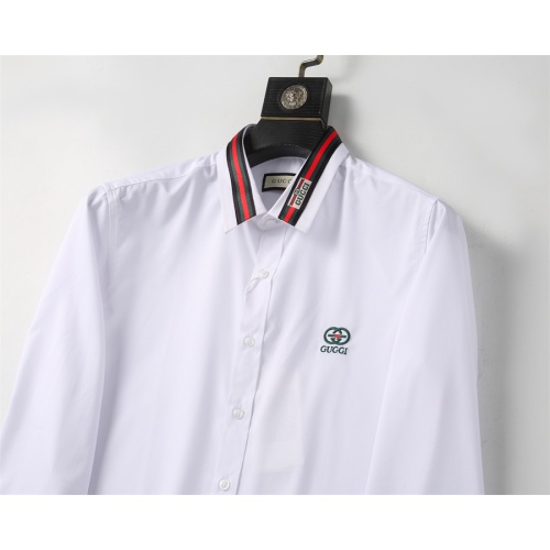 Cheap Gucci Shirts Long Sleeved For Men #1238298 Replica Wholesale [$41.00 USD] [ITEM#1238298] on Replica Gucci Shirts