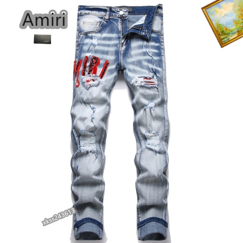 Cheap Amiri Jeans For Men #1238328 Replica Wholesale [$48.00 USD] [ITEM#1238328] on Replica Amiri Jeans