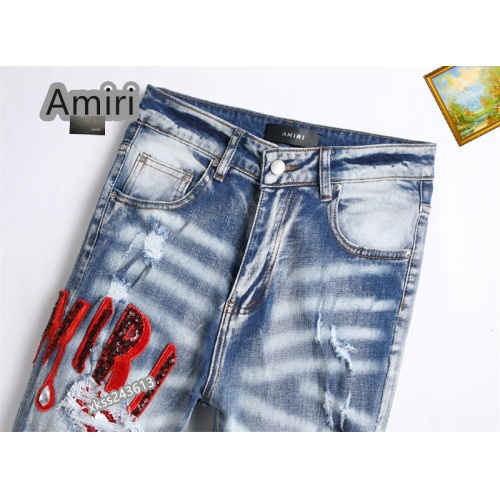 Cheap Amiri Jeans For Men #1238328 Replica Wholesale [$48.00 USD] [ITEM#1238328] on Replica Amiri Jeans