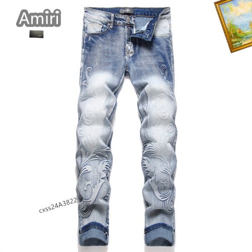 Cheap Amiri Jeans For Men #1238329 Replica Wholesale [$48.00 USD] [ITEM#1238329] on Replica Amiri Jeans