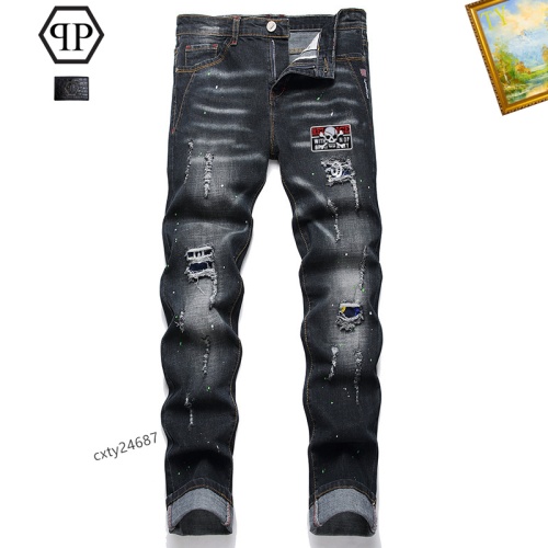 Cheap Philipp Plein PP Jeans For Men #1238341 Replica Wholesale [$48.00 USD] [ITEM#1238341] on Replica Philipp Plein PP Jeans