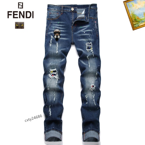 Cheap Fendi Jeans For Men #1238342 Replica Wholesale [$48.00 USD] [ITEM#1238342] on Replica Fendi Jeans