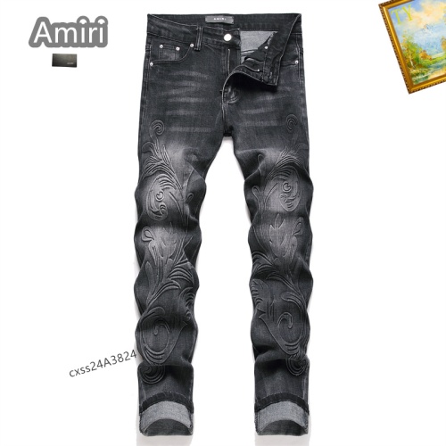 Cheap Amiri Jeans For Men #1238345 Replica Wholesale [$48.00 USD] [ITEM#1238345] on Replica Amiri Jeans