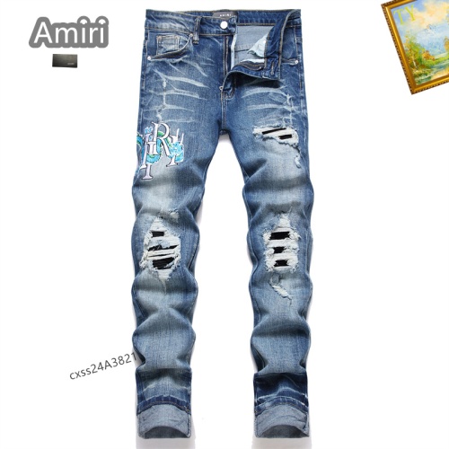 Cheap Amiri Jeans For Men #1238356 Replica Wholesale [$48.00 USD] [ITEM#1238356] on Replica Amiri Jeans