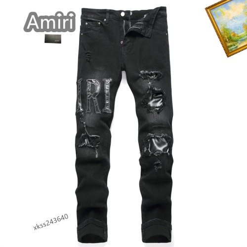 Cheap Amiri Jeans For Men #1238364 Replica Wholesale [$48.00 USD] [ITEM#1238364] on Replica Amiri Jeans