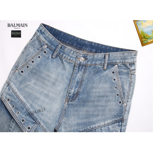 Cheap Balmain Jeans For Men #1238375 Replica Wholesale [$42.00 USD] [ITEM#1238375] on Replica Balmain Jeans