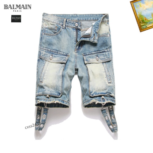 Cheap Balmain Jeans For Men #1238377 Replica Wholesale [$42.00 USD] [ITEM#1238377] on Replica Balmain Jeans