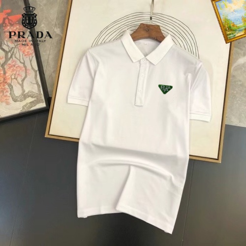 Cheap Prada T-Shirts Short Sleeved For Men #1238470 Replica Wholesale [$29.00 USD] [ITEM#1238470] on Replica Prada T-Shirts