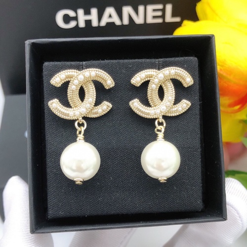 Cheap Chanel Earrings For Women #1238487 Replica Wholesale [$27.00 USD] [ITEM#1238487] on Replica Chanel Earrings