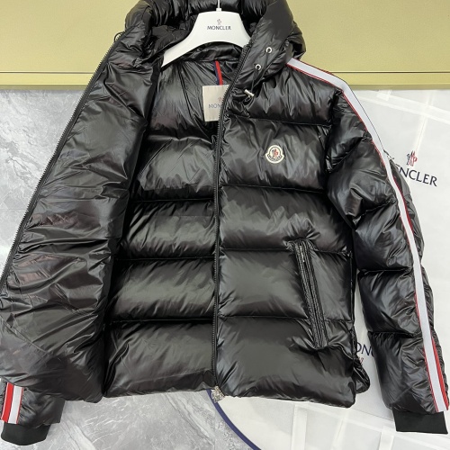 Cheap Moncler Down Feather Coat Long Sleeved For Men #1238533 Replica Wholesale [$160.00 USD] [ITEM#1238533] on Replica Moncler Down Feather Coat