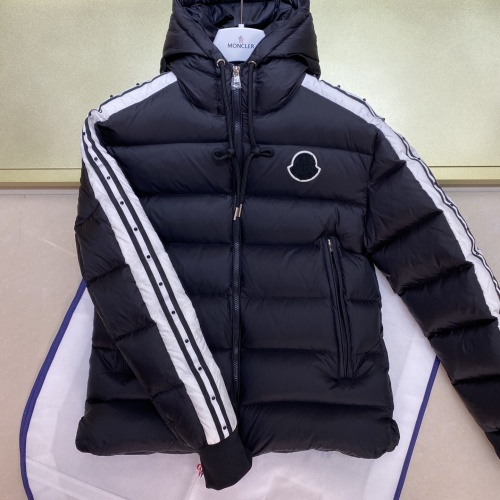 Cheap Moncler Down Feather Coat Long Sleeved For Men #1238535 Replica Wholesale [$160.00 USD] [ITEM#1238535] on Replica Moncler Down Feather Coat