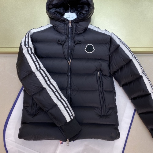 Cheap Moncler Down Feather Coat Long Sleeved For Men #1238535 Replica Wholesale [$160.00 USD] [ITEM#1238535] on Replica Moncler Down Feather Coat