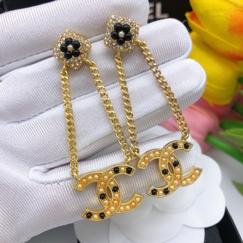 Cheap Chanel Earrings For Women #1238553 Replica Wholesale [$27.00 USD] [ITEM#1238553] on Replica Chanel Earrings