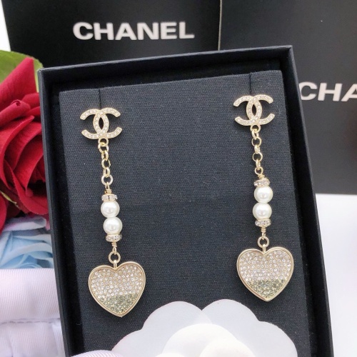 Cheap Chanel Earrings For Women #1238564 Replica Wholesale [$32.00 USD] [ITEM#1238564] on Replica Chanel Earrings