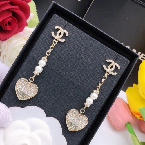 Cheap Chanel Earrings For Women #1238564 Replica Wholesale [$32.00 USD] [ITEM#1238564] on Replica Chanel Earrings