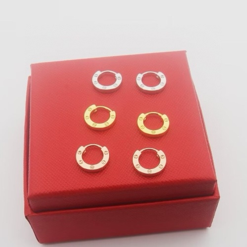 Cheap Cartier Earrings For Women #1238633 Replica Wholesale [$25.00 USD] [ITEM#1238633] on Replica Cartier Earrings