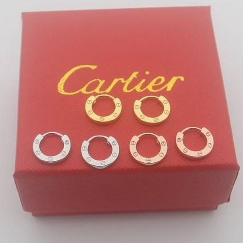 Cheap Cartier Earrings For Women #1238634 Replica Wholesale [$25.00 USD] [ITEM#1238634] on Replica Cartier Earrings