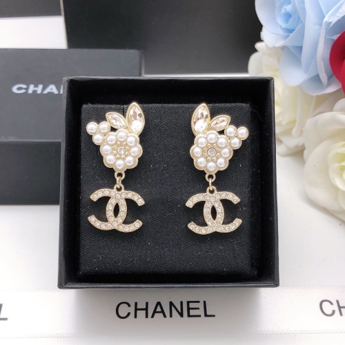 Cheap Chanel Earrings For Women #1238690 Replica Wholesale [$27.00 USD] [ITEM#1238690] on Replica Chanel Earrings