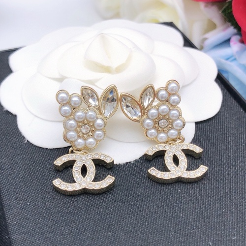 Cheap Chanel Earrings For Women #1238690 Replica Wholesale [$27.00 USD] [ITEM#1238690] on Replica Chanel Earrings