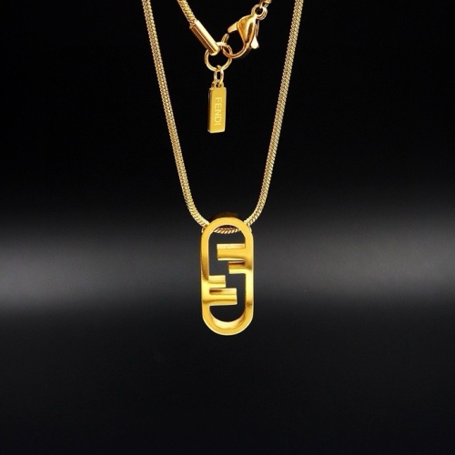 Cheap Fendi Necklaces #1238727 Replica Wholesale [$25.00 USD] [ITEM#1238727] on Replica Fendi Necklaces