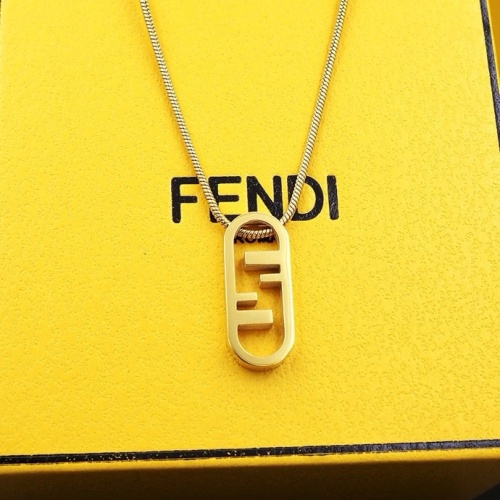 Cheap Fendi Necklaces #1238727 Replica Wholesale [$25.00 USD] [ITEM#1238727] on Replica Fendi Necklaces