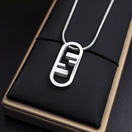 Cheap Fendi Necklaces #1238728 Replica Wholesale [$25.00 USD] [ITEM#1238728] on Replica Fendi Necklaces