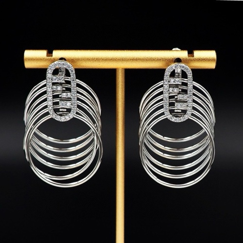 Cheap Fendi Earrings For Women #1238734 Replica Wholesale [$27.00 USD] [ITEM#1238734] on Replica Fendi Earrings