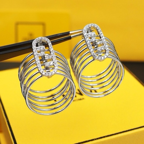 Cheap Fendi Earrings For Women #1238734 Replica Wholesale [$27.00 USD] [ITEM#1238734] on Replica Fendi Earrings