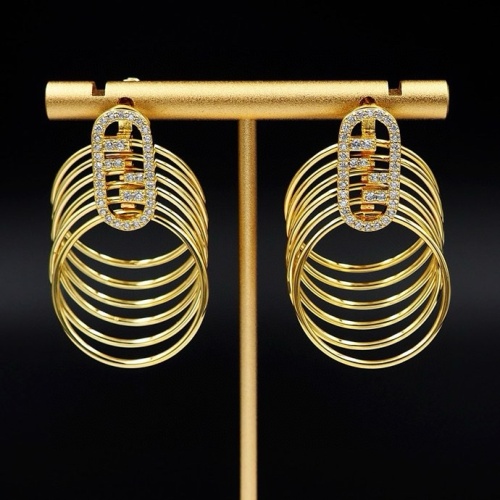 Cheap Fendi Earrings For Women #1238740 Replica Wholesale [$27.00 USD] [ITEM#1238740] on Replica Fendi Earrings