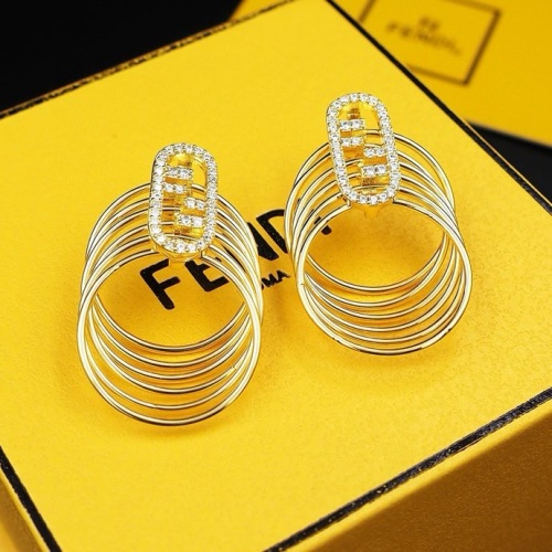 Cheap Fendi Earrings For Women #1238740 Replica Wholesale [$27.00 USD] [ITEM#1238740] on Replica Fendi Earrings