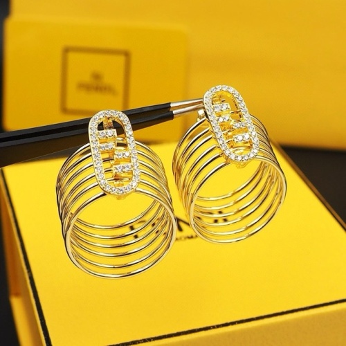 Cheap Fendi Earrings For Women #1238740 Replica Wholesale [$27.00 USD] [ITEM#1238740] on Replica Fendi Earrings