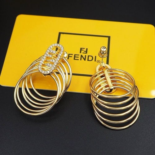 Cheap Fendi Earrings For Women #1238740 Replica Wholesale [$27.00 USD] [ITEM#1238740] on Replica Fendi Earrings