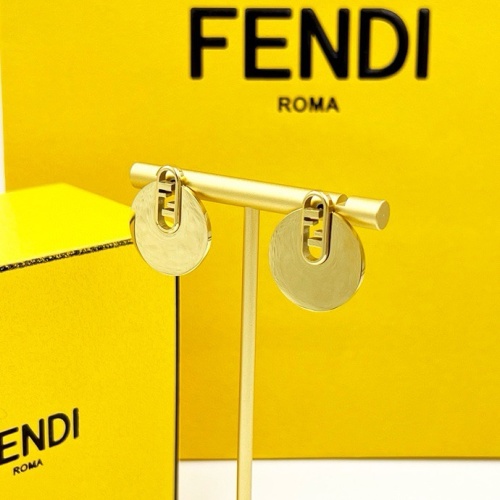 Cheap Fendi Earrings For Women #1238744 Replica Wholesale [$25.00 USD] [ITEM#1238744] on Replica Fendi Earrings