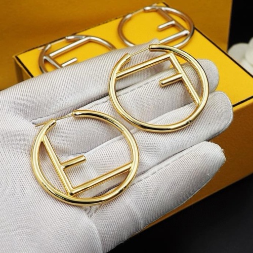 Cheap Fendi Earrings For Women #1238745 Replica Wholesale [$25.00 USD] [ITEM#1238745] on Replica Fendi Earrings