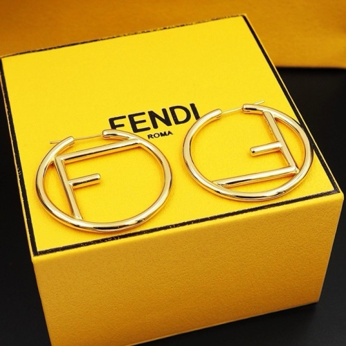 Cheap Fendi Earrings For Women #1238745 Replica Wholesale [$25.00 USD] [ITEM#1238745] on Replica Fendi Earrings