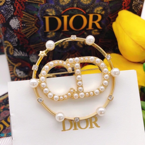 Cheap Christian Dior Brooches For Women #1238766 Replica Wholesale [$27.00 USD] [ITEM#1238766] on Replica Christian Dior Brooches