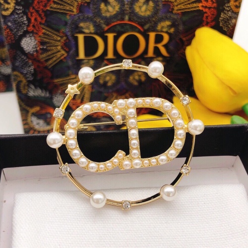 Cheap Christian Dior Brooches For Women #1238766 Replica Wholesale [$27.00 USD] [ITEM#1238766] on Replica Christian Dior Brooches