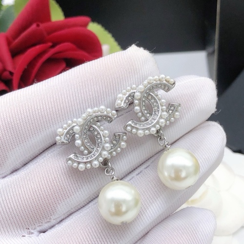 Cheap Chanel Earrings For Women #1238813 Replica Wholesale [$27.00 USD] [ITEM#1238813] on Replica Chanel Earrings