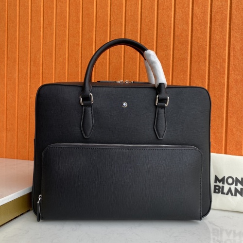 Cheap Mont Blanc AAA Man Handbags #1238877 Replica Wholesale [$192.00 USD] [ITEM#1238877] on Replica Mont Blanc AAA Man Handbags