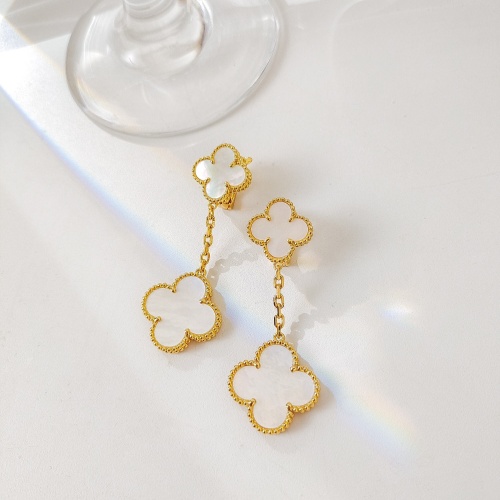 Cheap Van Cleef &amp; Arpels Earrings For Women #1238903 Replica Wholesale [$60.00 USD] [ITEM#1238903] on Replica Van Cleef &amp; Arpels Earrings