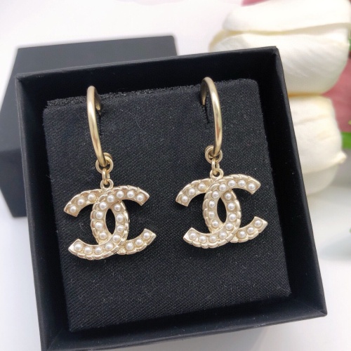 Cheap Chanel Earrings For Women #1238914 Replica Wholesale [$27.00 USD] [ITEM#1238914] on Replica Chanel Earrings