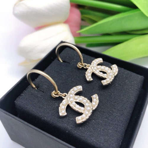 Cheap Chanel Earrings For Women #1238914 Replica Wholesale [$27.00 USD] [ITEM#1238914] on Replica Chanel Earrings