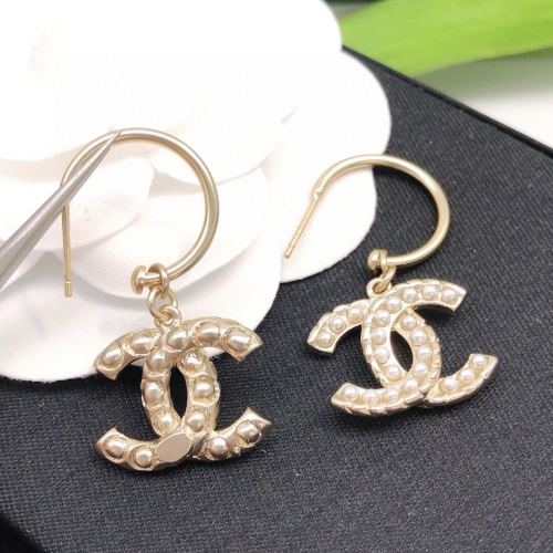 Cheap Chanel Earrings For Women #1238914 Replica Wholesale [$27.00 USD] [ITEM#1238914] on Replica Chanel Earrings